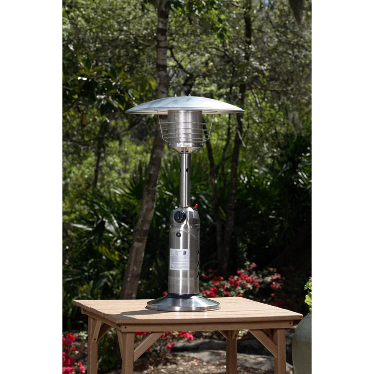 Fire Sense Tabletop Propane Patio Heater & Reviews Wayfair
